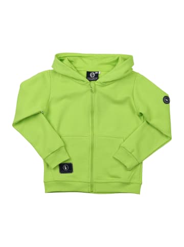 SCHIETWETTER Kinder Kapuzenjacke "Anouk", Sweatjacke in lime-azuro
