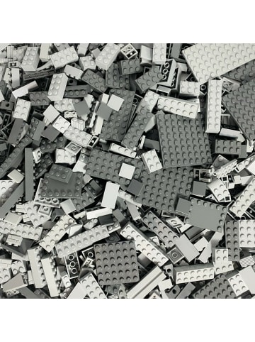 LEGO Sondersteine Gemischt 100x Teile - ab 3 Jahren in gray