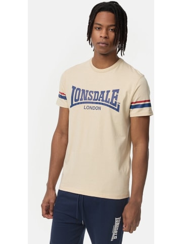 Lonsdale T-Shirt "Creich" in Beige