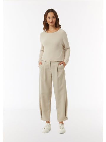 comma Strickpullover langarm in Beige
