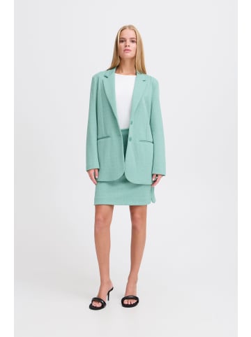 ICHI Casual IHKATE A-shape in Beryl Green/Almond Herringbone