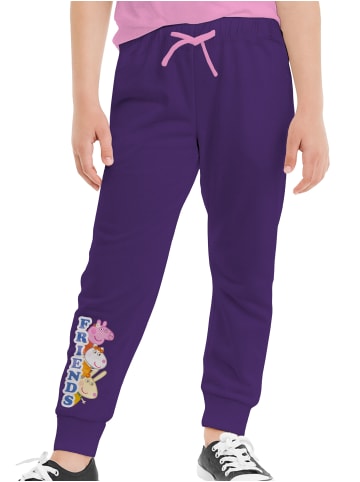Peppa Pig Peppa Wutz Joggingshose in lila