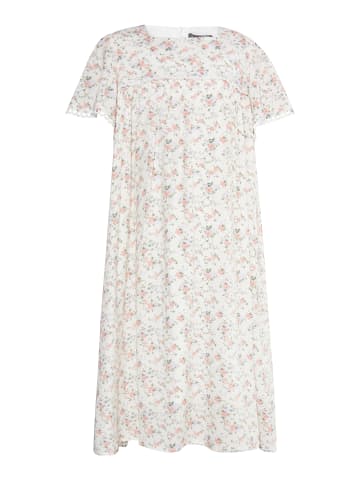DreiMaster Vintage Kleid in Weiss Blume