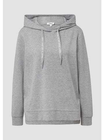 s.Oliver Sweatshirt in 9400_grau meliert