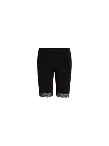 Noa Noa Leggings Kurz mit Spitze AlmaNN in Black