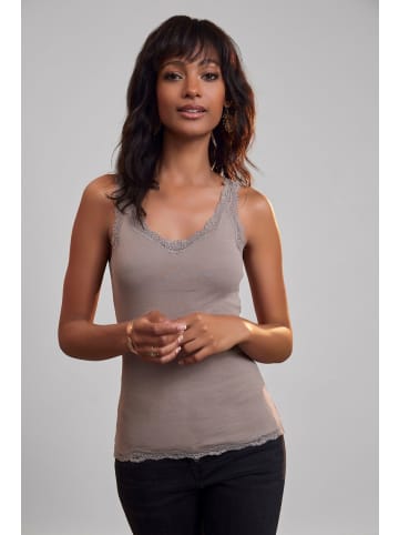 H.I.S Achseltops, H.I.S (3-Stck.) in rosé, braun, taupe