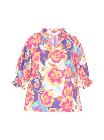 Usha Plus Size Blouse in Rose Red