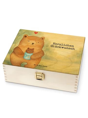 Mr. & Mrs. Panda Teebeutel Aufbewahrung Bär Baby Design mit Spruch in Weiß