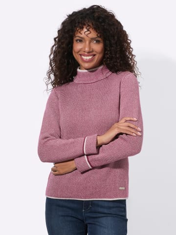 WITT WEIDEN Pullover in malve-ecru-meliert