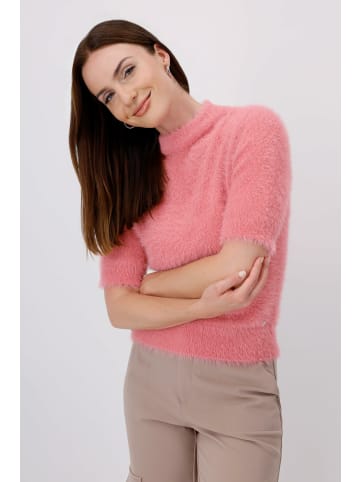 monari Kurzarmpullover für Damen in Rosa