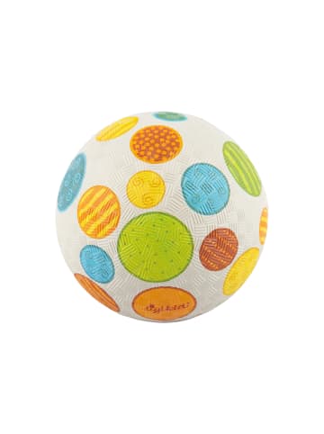 Sigikid Mini-Kautschuk Ball Patchwok in grau/mehrfarbig