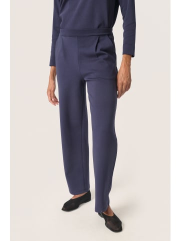 Soaked in Luxury Strickhose SLMagana Gerade Passform in Night Sky