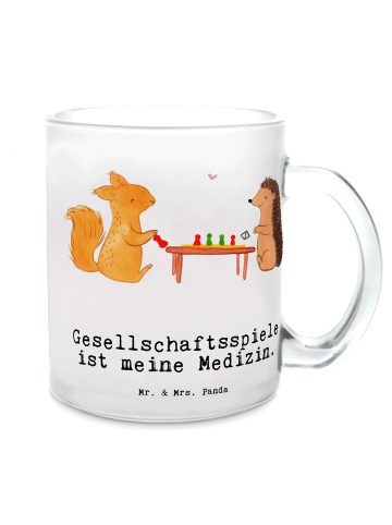 Mr. & Mrs. Panda Teetasse Eichhörnchen Gesellschaftsspiele mit S... in Transparent