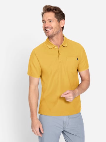 WITT WEIDEN Kurzarm-Poloshirt in gelb