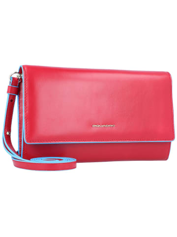 Piquadro B2 Blue Square Clutch Tasche Leder 20 cm in cherry red