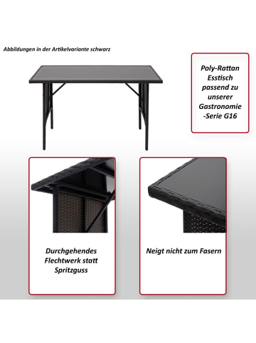 MCW Esstisch G16, Schwarz