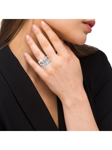 Steel_Art Ring Partis silberfarben glanzmatt in silberfarben glanzmatt