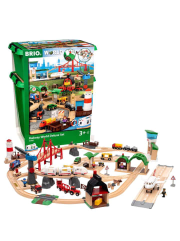 Brio Brio Aktionsspiel Großes Premium Set in Kunststoffboxen in bunt
