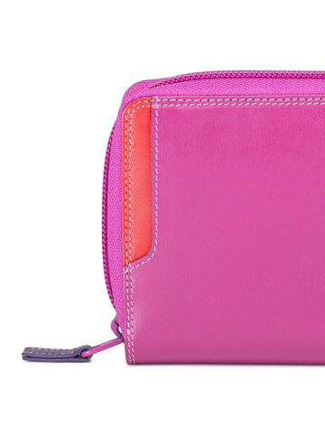 MYWALIT Geldbörse RFID Schutz Leder 20 cm in sangria multi