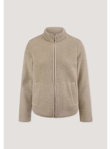 Hessnatur Wollfleece Jacke in sand