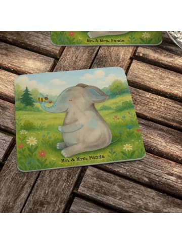 Mr. & Mrs. Panda Tischuntersetzer Elefant Biene Design ohne Spruch in Weiß