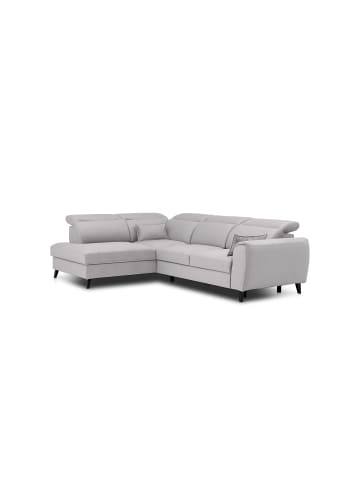 MF Design Nobel Recamiere Links in Grau -  (L) 265 x (B) 265 x (H) 100 cm