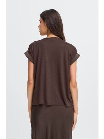 Fransa Ärmellose Bluse FRSHINA Regular fit in Chocolate Torte
