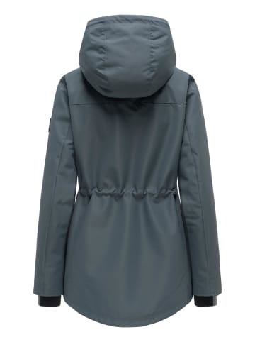 Navahoo Outdoorjacke Blumentanz 14 in Blue Grey