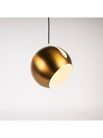 s.LUCE Galerieleuchte Ball tauschbarer Schirm 5m Abhängung in Gold