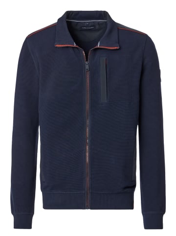 Casa moda Sweatjacke Basic in Dunkelblau