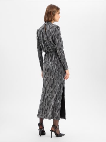 Y.A.S Abendkleid YASYen in schwarz silber - 0001