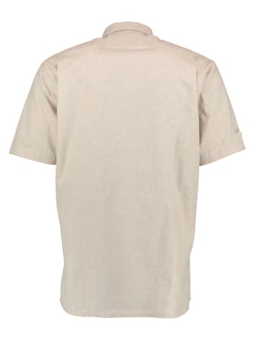 OS-Trachten Trachtenhemd Jutou in mittelbeige