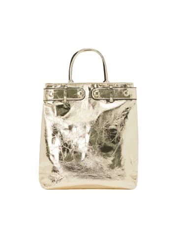 faina Women Handbag in Gold