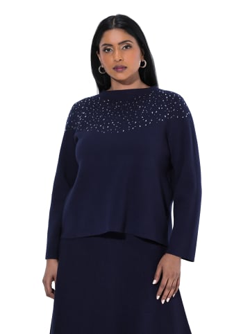 Ulla Popken Pullover in dunkles marine