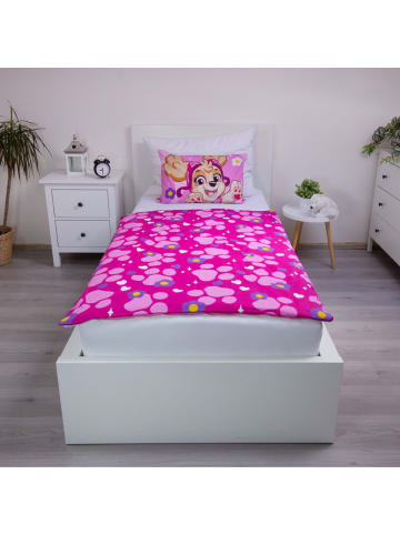 Paw Patrol Paw Patrol Bettwäsche für Kleinkinder 100x135 cm 40x60 cm Baumwolle in Rosa