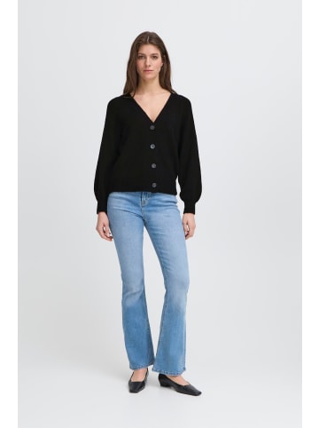 ICHI Strick-Cardigan langarm IHKAMARA Loose fit in Black