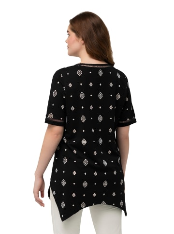 Ulla Popken Longshirt in schwarz