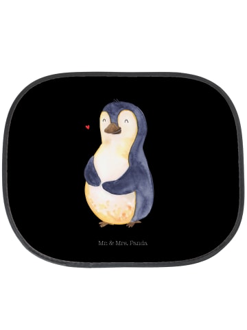 Mr. & Mrs. Panda Sonnenschutz Auto Pinguin Diät ohne Spruch in Schwarz