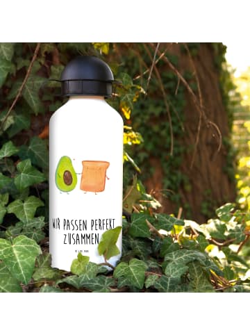 Mr. & Mrs. Panda Sportflasche Avocado Toast mit Spruch in Weiß