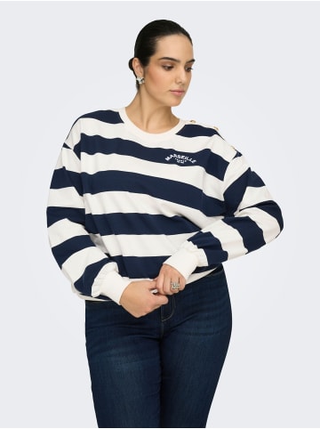 ONLY Carmakoma Sweatshirt in Cloud Dancer