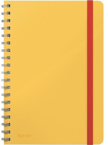 Leitz Collegeblock Cosy B5 PP kariert 80 Blatt gelb