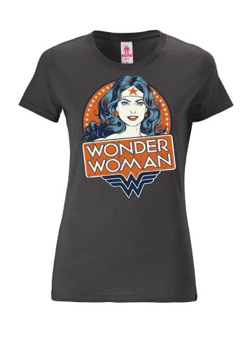 Logoshirt T-Shirt Wonder Woman in dunkelgrau