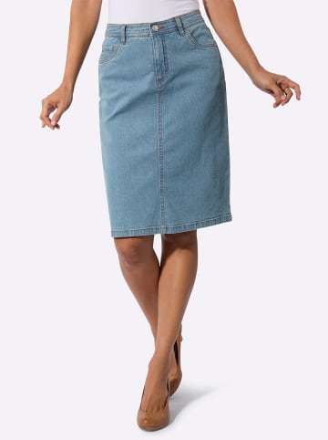 WITT WEIDEN Jeans-Rock in blue-bleached