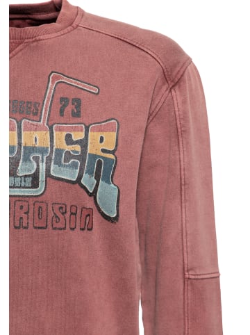 King Kerosin King Kerosin Acid Washed Pullover Chopper 1973 in brown