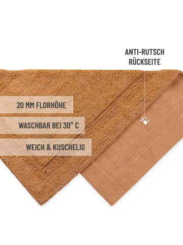 Wecon Home Badteppich Knut in terrakotta