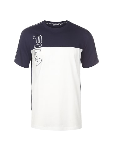 Fila T-Shirt Ojas in dunkelblau / weiß
