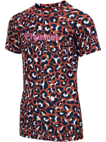 Hummel Schwimm-T-Shirt Hmlazul Mädchen in HOT SAUCE