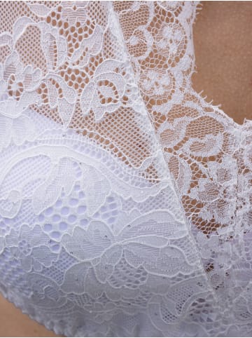 Nina von C. Dirndl-Bluse halbarm in weiss