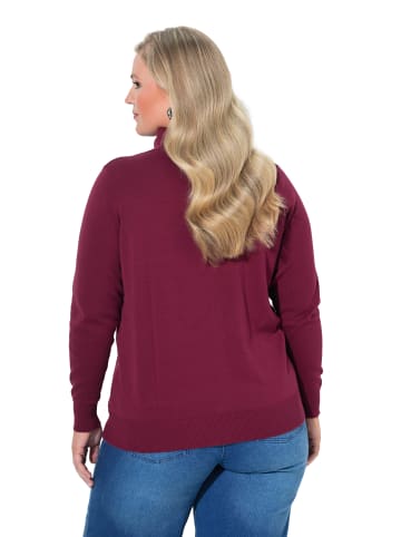 MIAMODA Pullover in weinrot