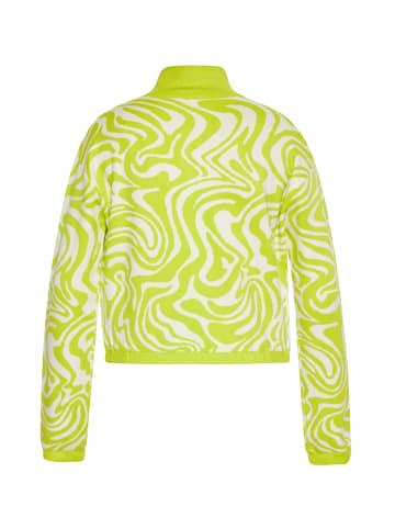 Swirly Damen Pullover in WOLLWEISS LIMETTE